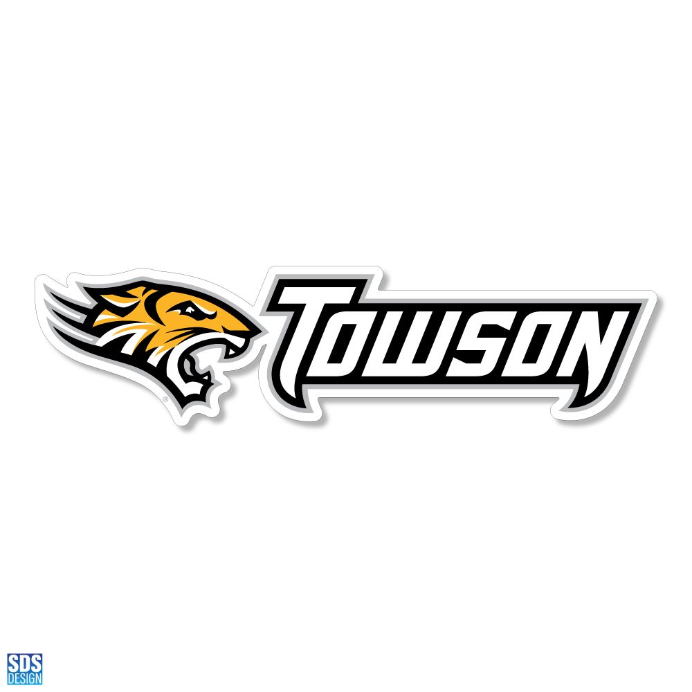 Mascot Towson Decal Strip