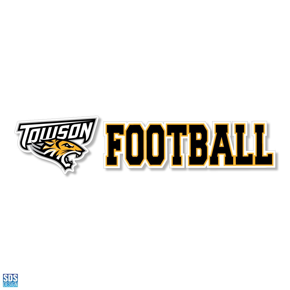 Towson Football Decal