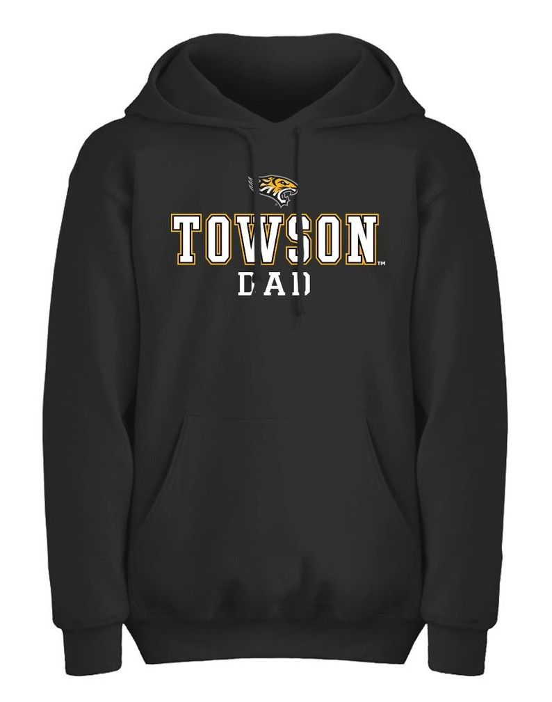 Dad Hooded Sweatshirt, Colour: Black, Size: Adult Small