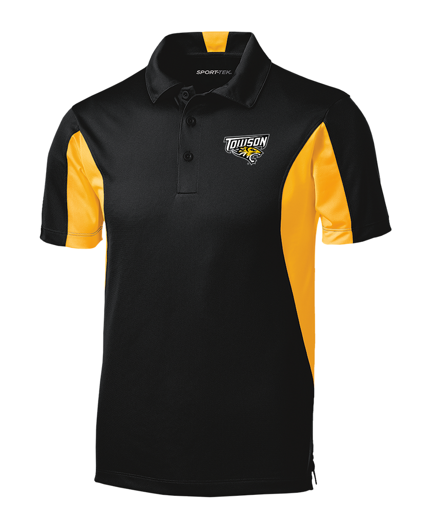 Mascot Polo Shirt, Colour: Black &amp; Gold, Size: Adult Small