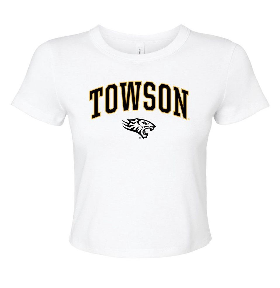 Ladies Micro Rib Tee, black &amp; White