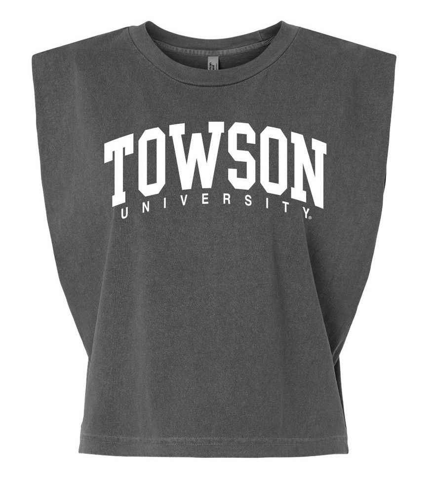 Ladies Muscle TU Tee, Butter Yellow, Gray or Brown