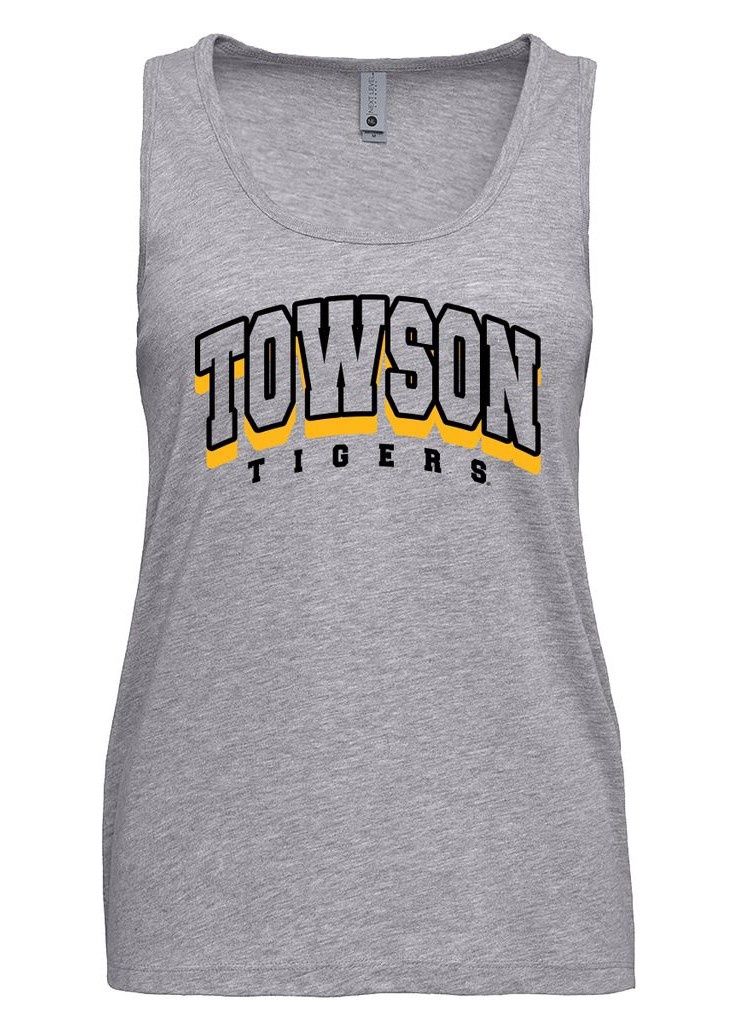 Ladies Tank Top, Gray &amp; White