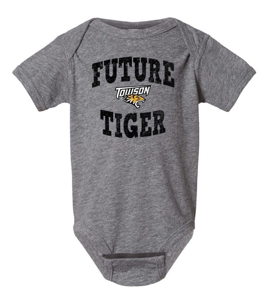 Infant Future Tiger Onesie, Colour: Granite Heather, Size: New Born