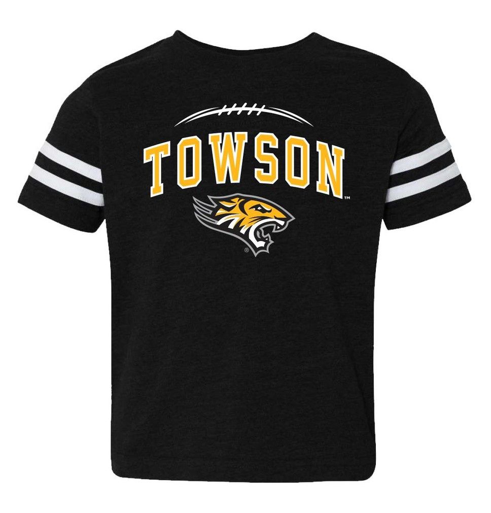 Toddler Towson Football Tee, Colour: Black, Size: 2-Toddler