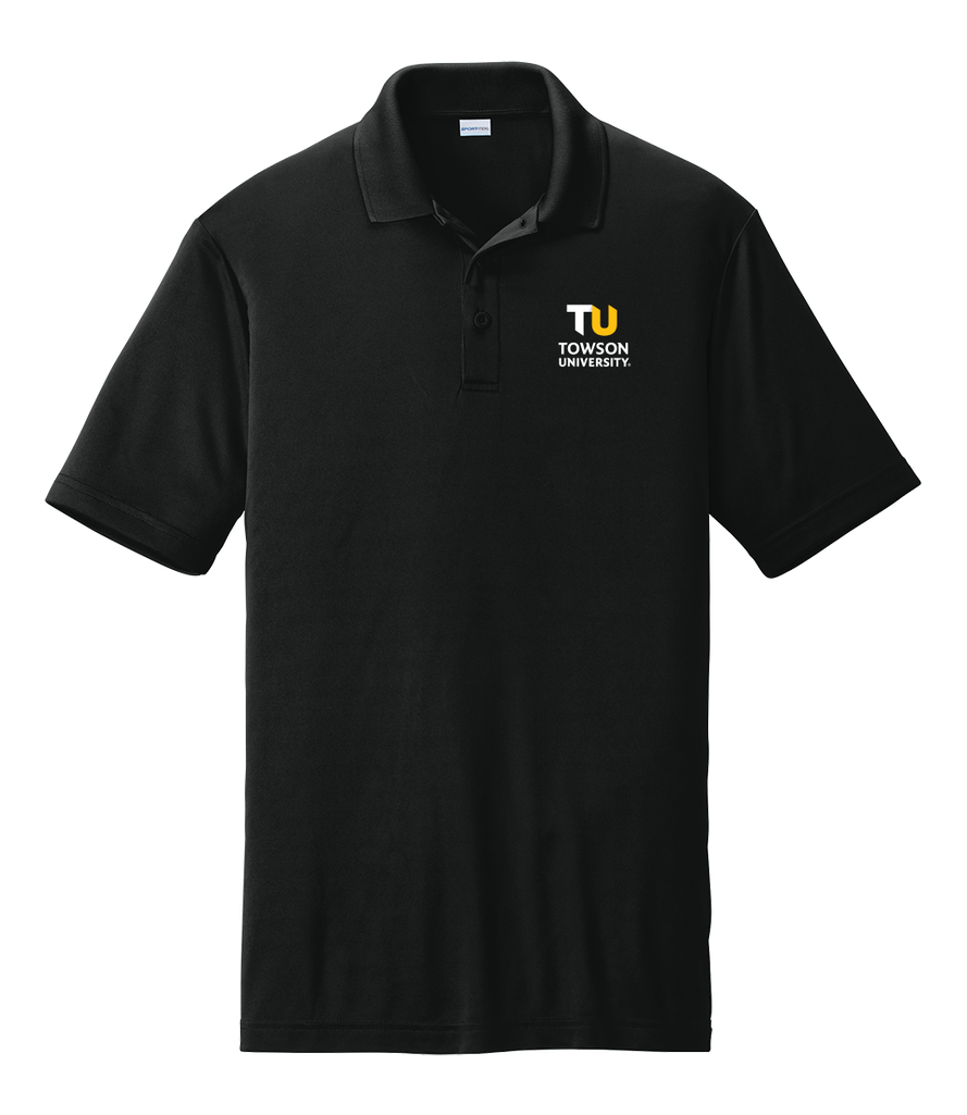 TU Logo Polo Shirt, Gray, Navy or Black, Colour: Black, Size: Adult Small
