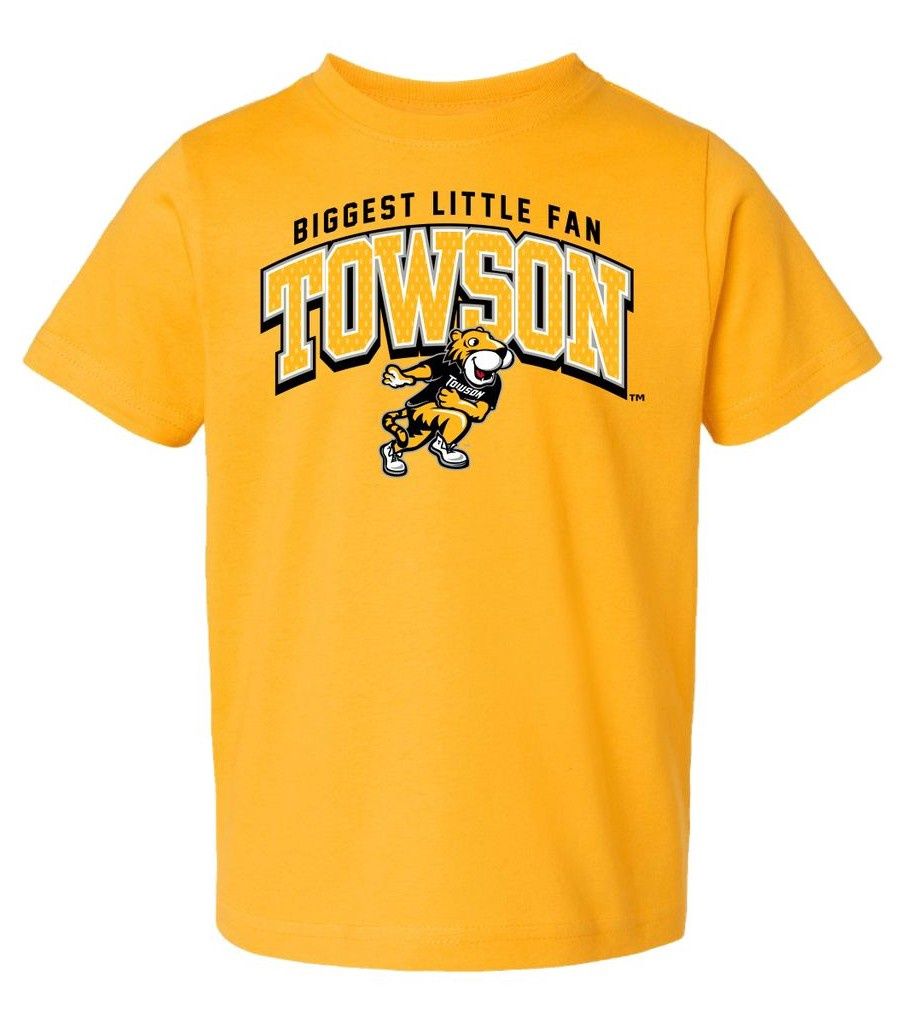 Toddler Biggest Little Fan Tee, Colour: Gold, Size: 2-Toddler