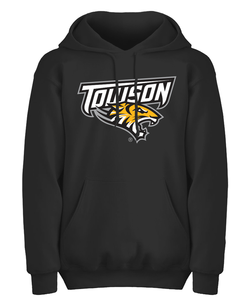 Towson Tigers Embroidered Hoodie, Colour: Black, Size: Adult Small