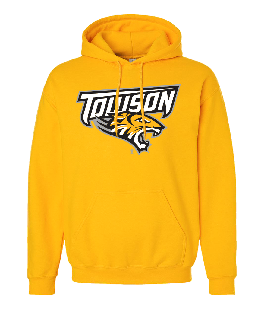 Towson Tigers Embroidered Hood, Colour: Gold, Size: Adult Small