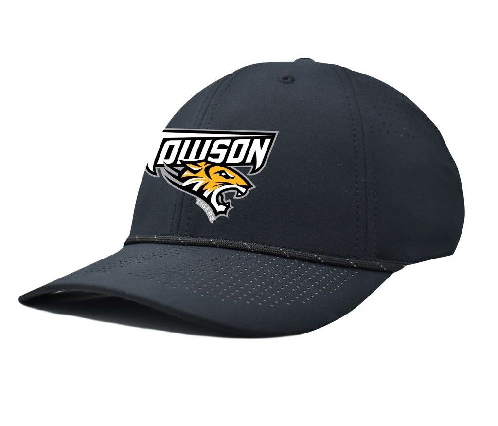 Towson Tigers Laser Rope Hat - Black