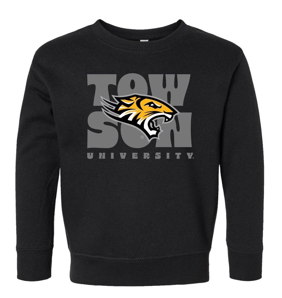 Toddler Towson Mascot Crew, Colour: Black, Size: 2-Toddler