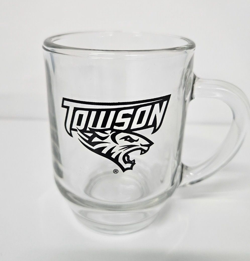 Towson Mascot Glass Mug