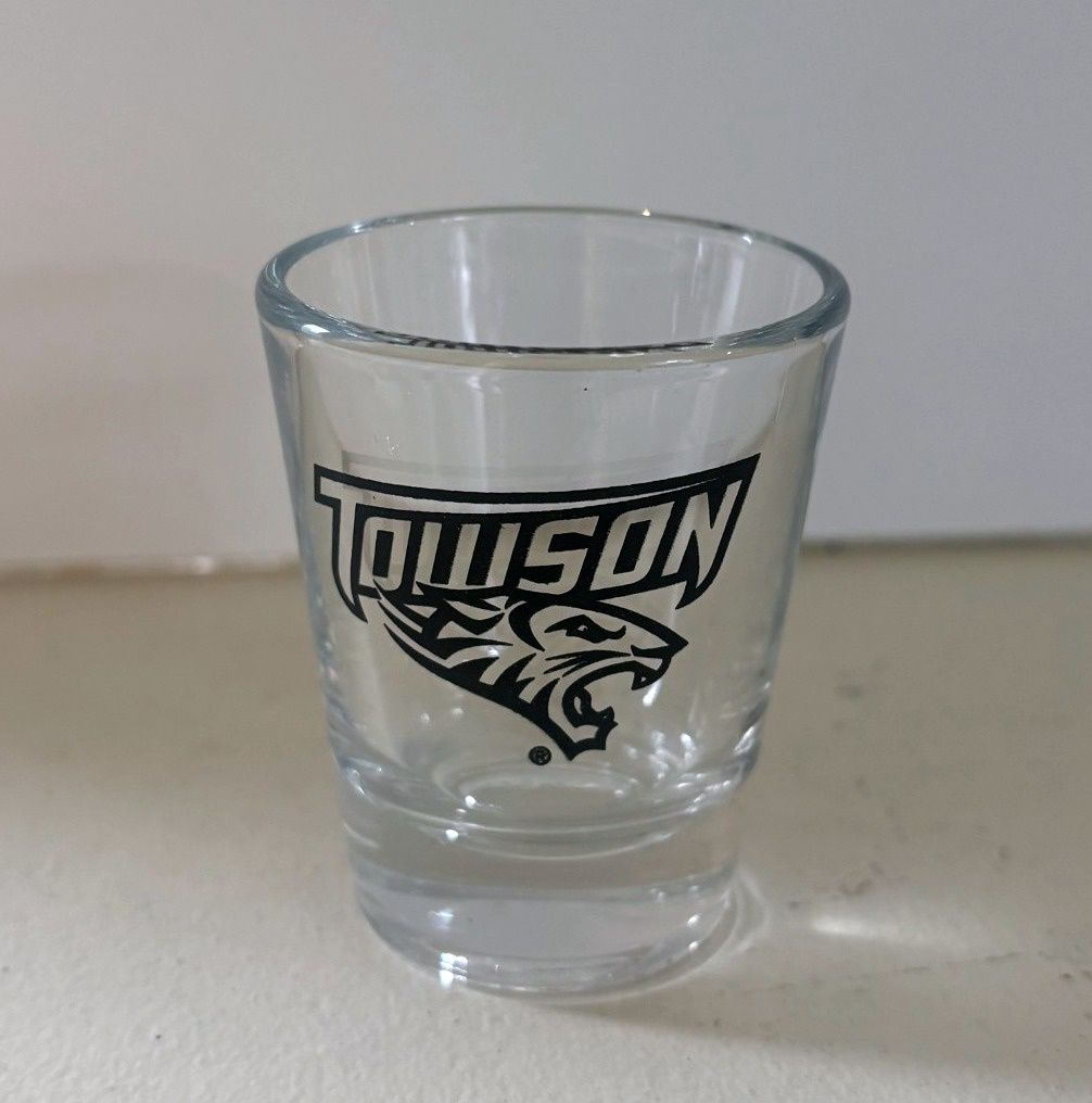 Towson Mascot Shot Glass