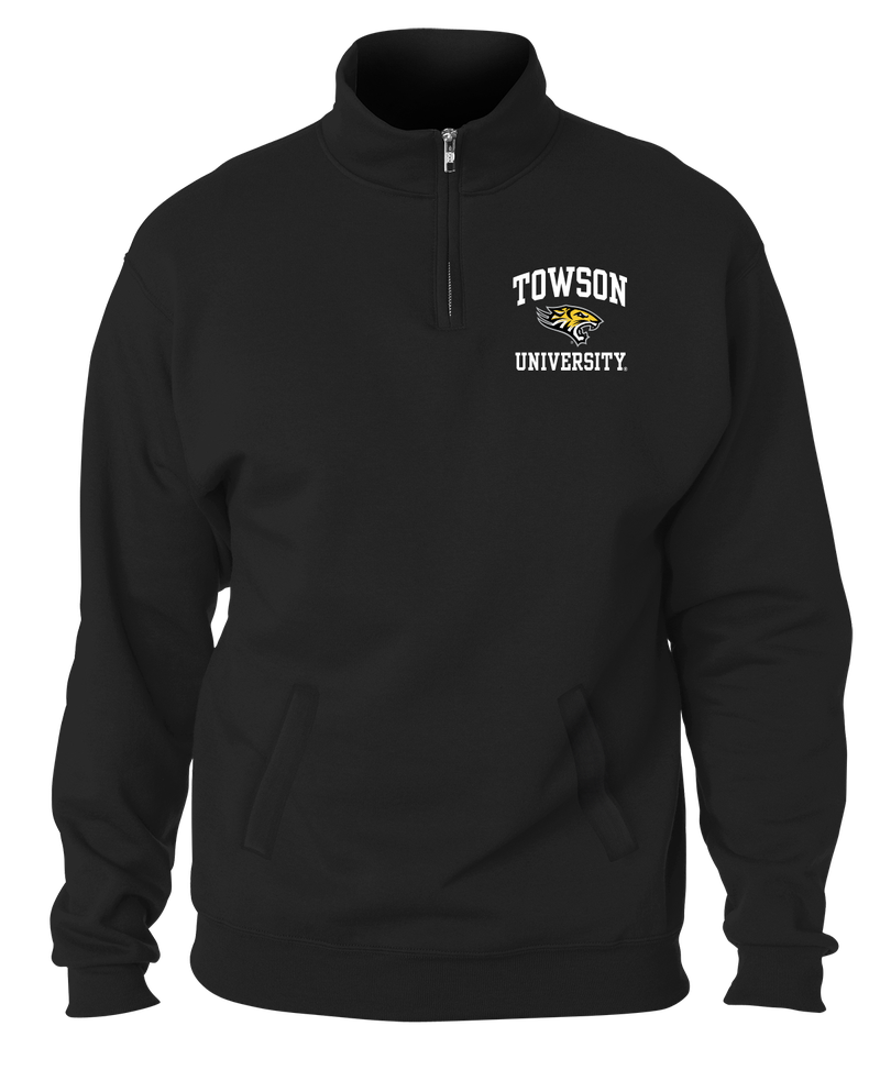 TU Mascot Quarter-Zip-Black, Ash &amp; Dark Grey