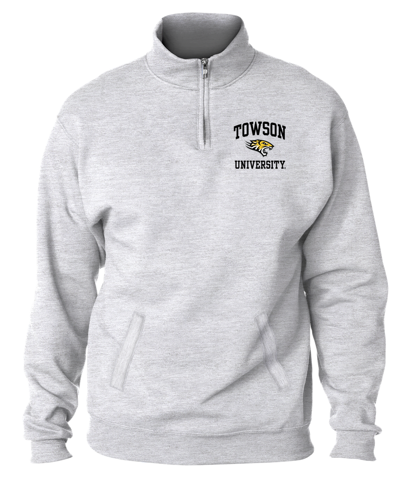 TU Mascot Quarter-Zip-Black, Ash &amp; Dark Grey