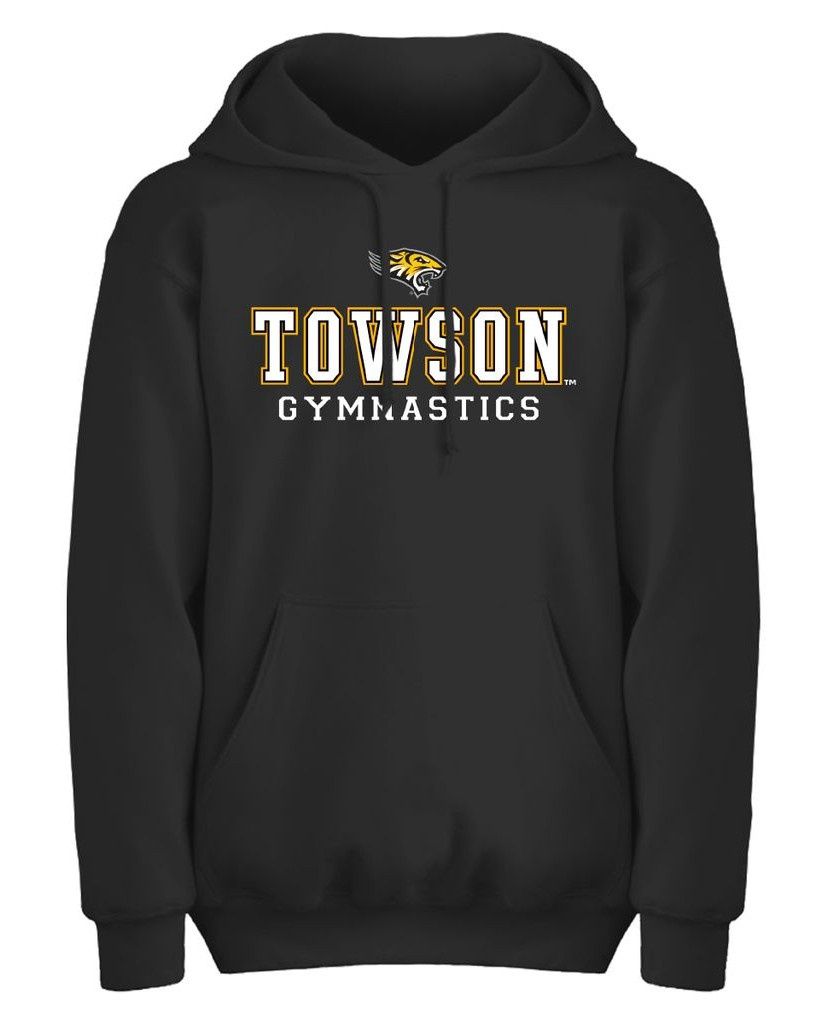 Gymnastics Hoodie, Colour: Black, Size: Adult Small