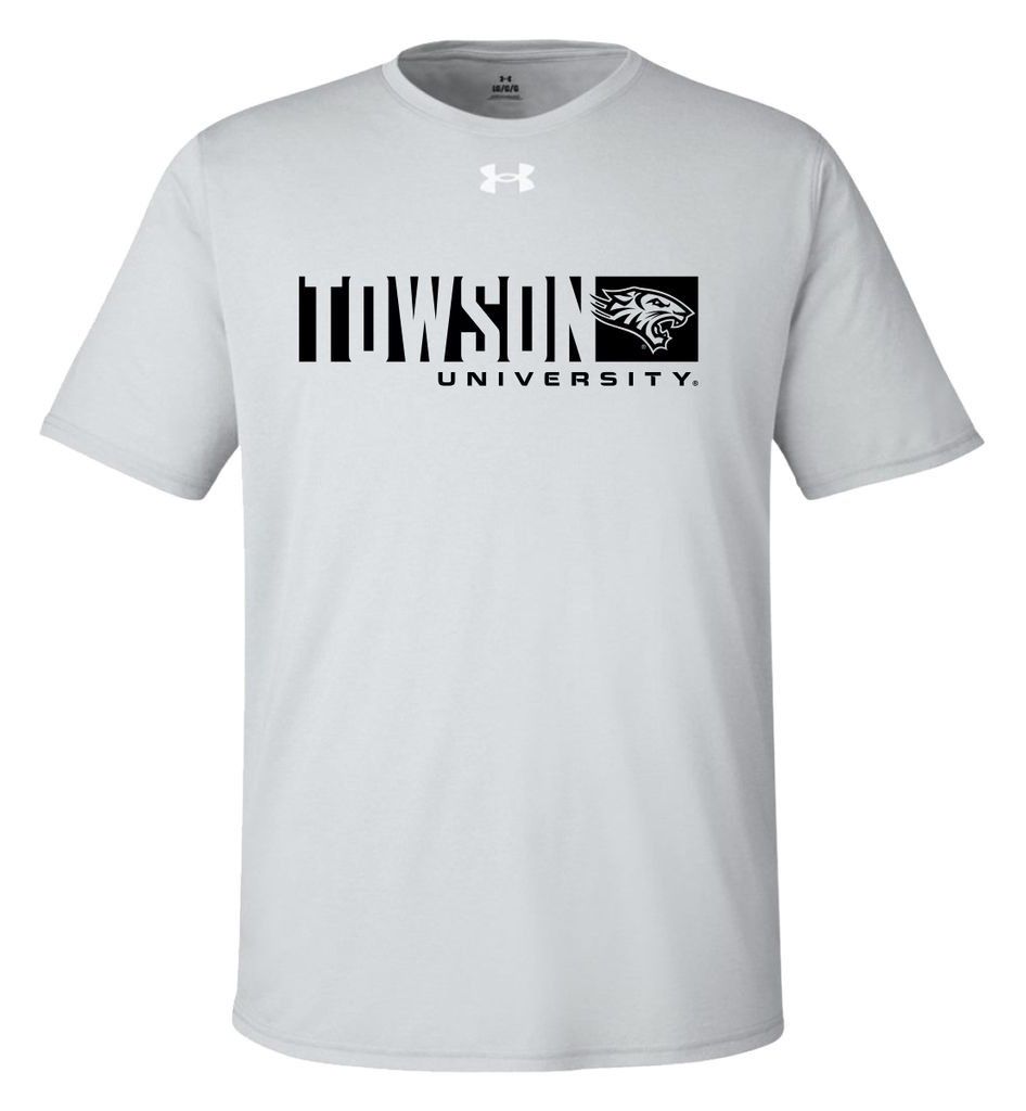 UA Towson U Tech Tee-Black, Gray &amp; Dark Gray