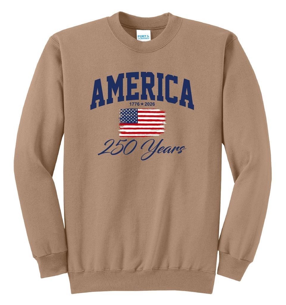 America 250 Years Crew Neck