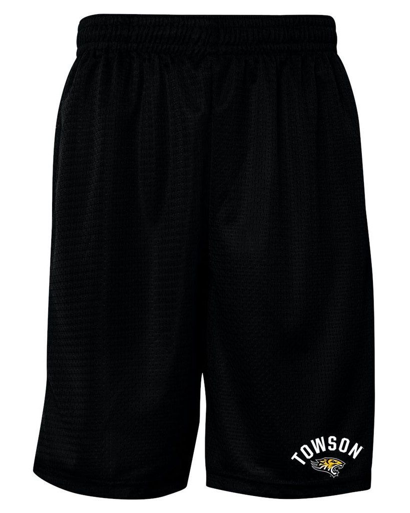 Towson Mesh Shorts, Colour: Black, Size: Adult Small