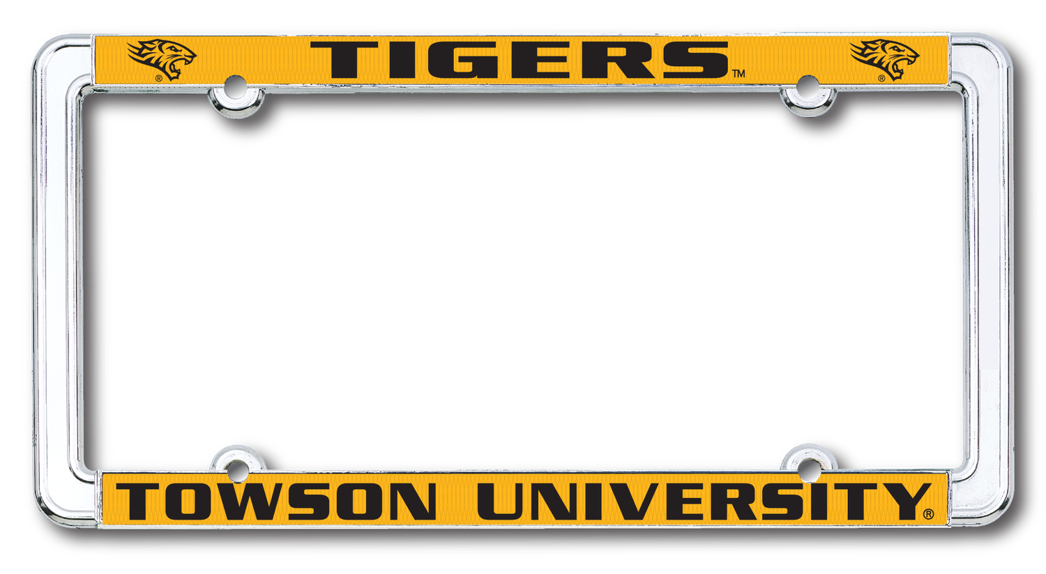 Towson Tigers License Plate Frame