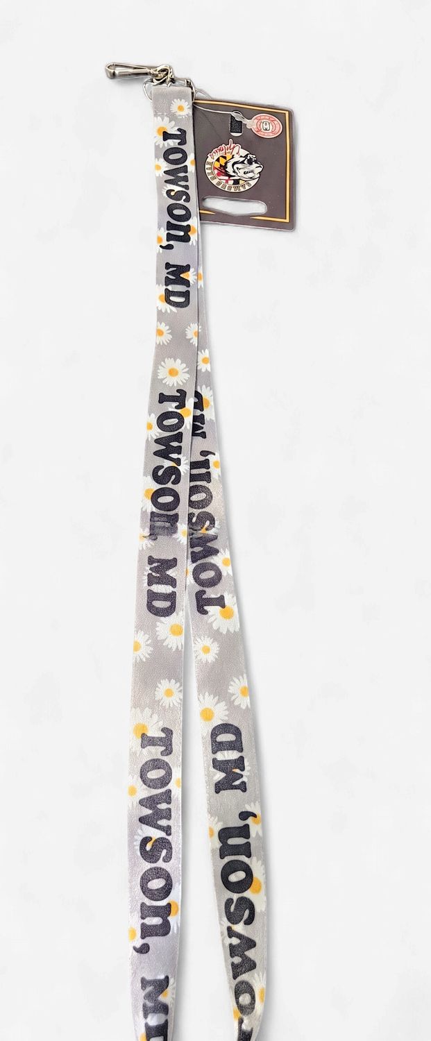 Lanyard Towson, MD Daisies - Grey