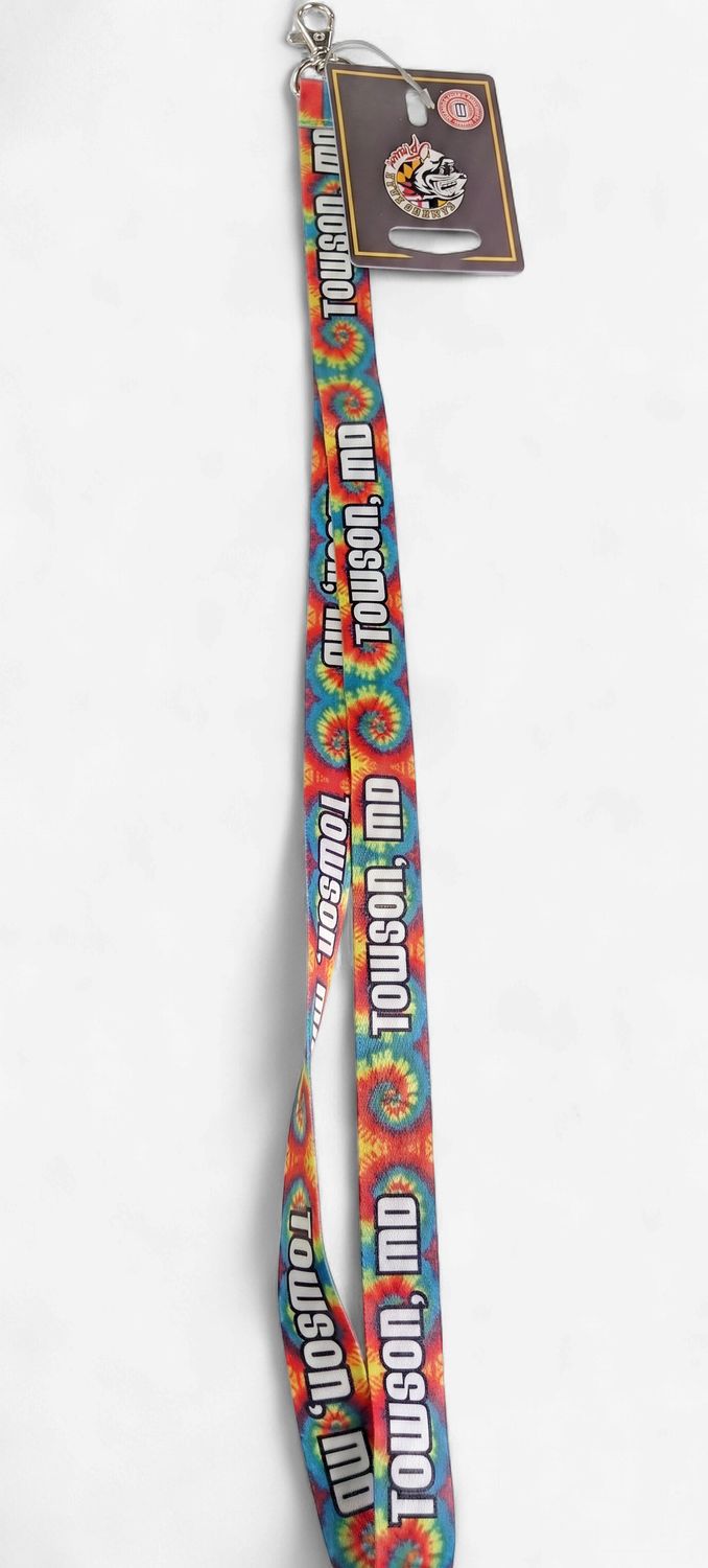 Lanyard Towson, MD Tie-Dye Rainbow