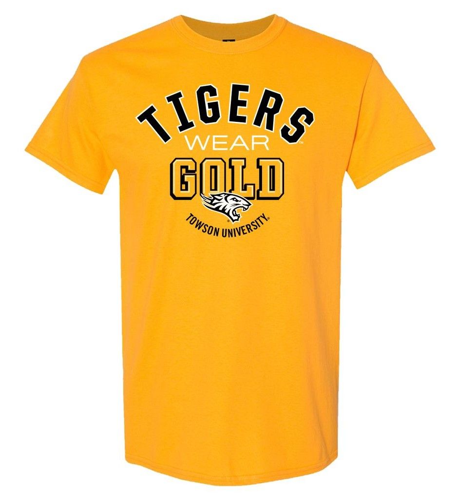 Towson Gold Rush Tee, Colour: Gold, Size: Adult Small