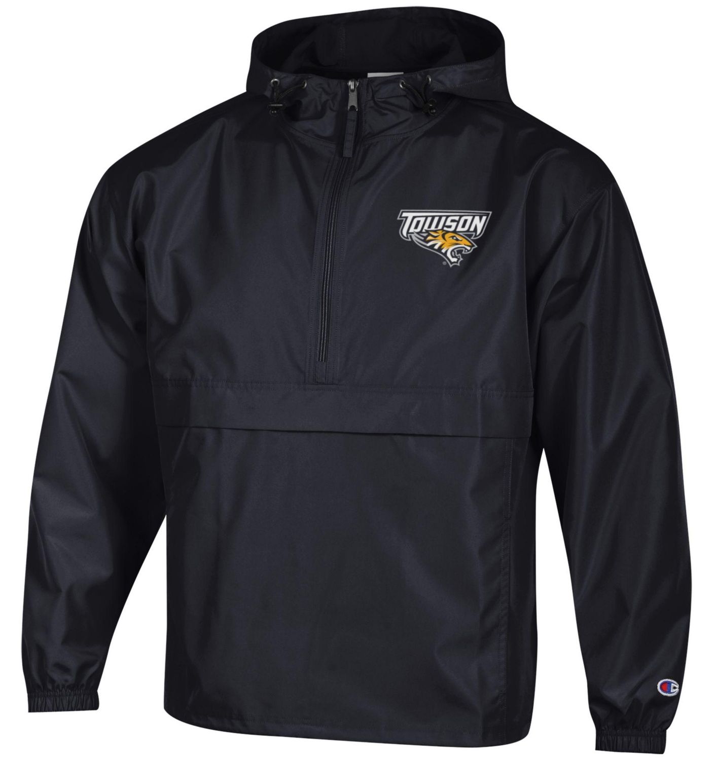 Towson Pack N' Go Jacket, Colour: Black, Size: Adult X-Small