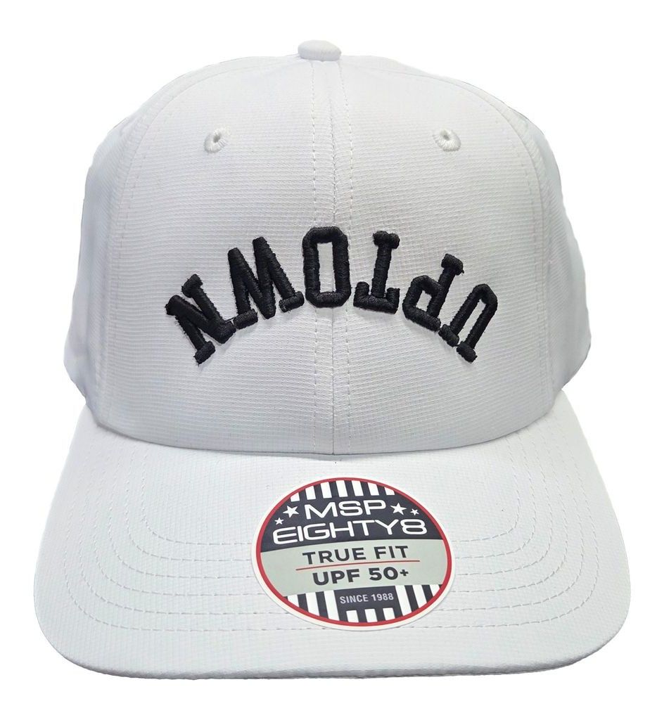Uptown Upside-Down Arch Performance Hat - White