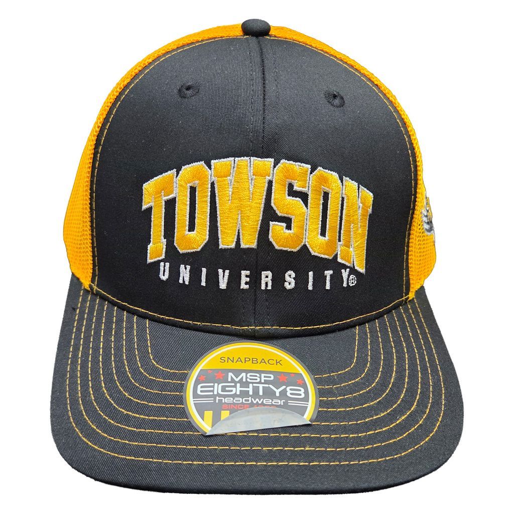 TU Snapback Trucker Hat - Black &amp; Gold