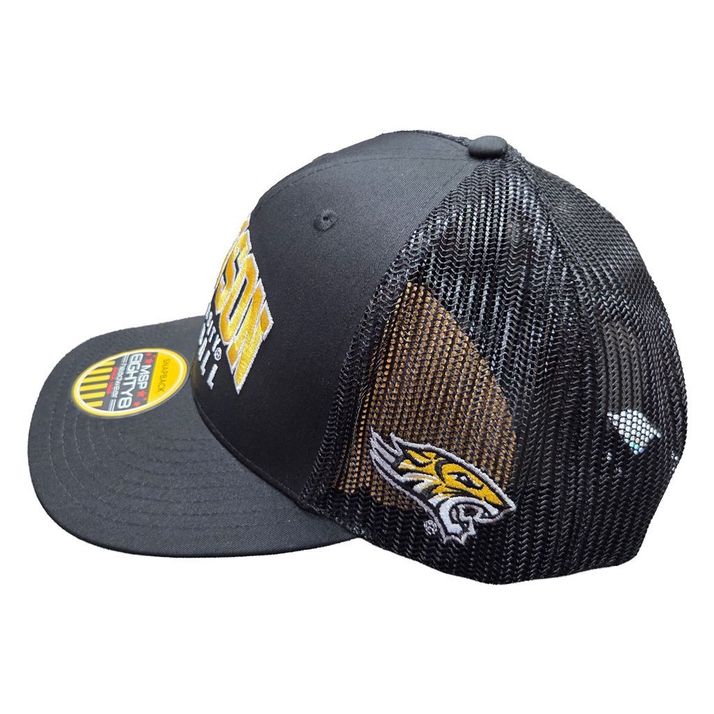 TU Football Snapback Trucker Hat - Black