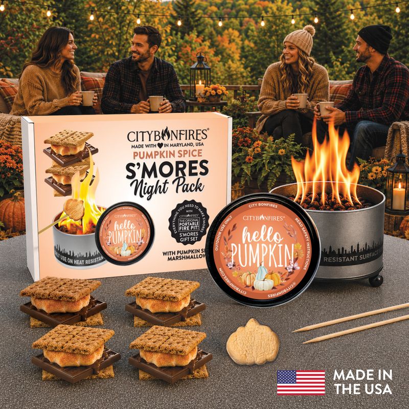 Fall Bonfire Snacks Pumpkin Spice S'mores Night Pack β Fall Bonfire Gift Set