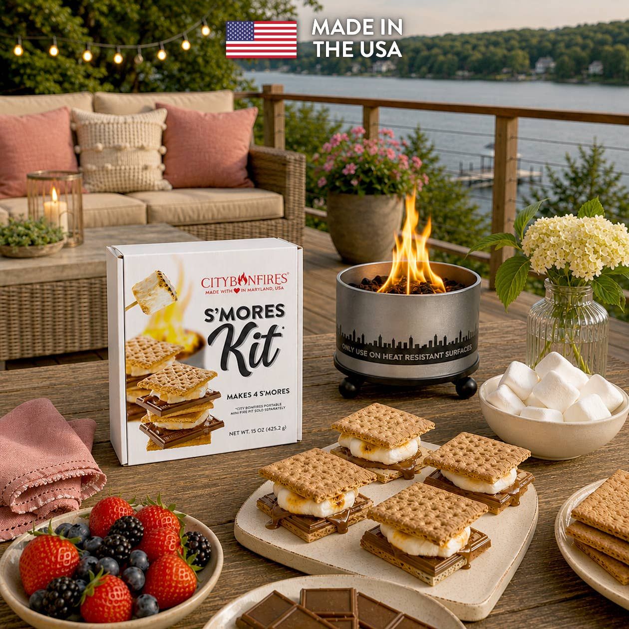 S'mores Kit (Makes 4) – DIY Campfire S'mores Food Kit