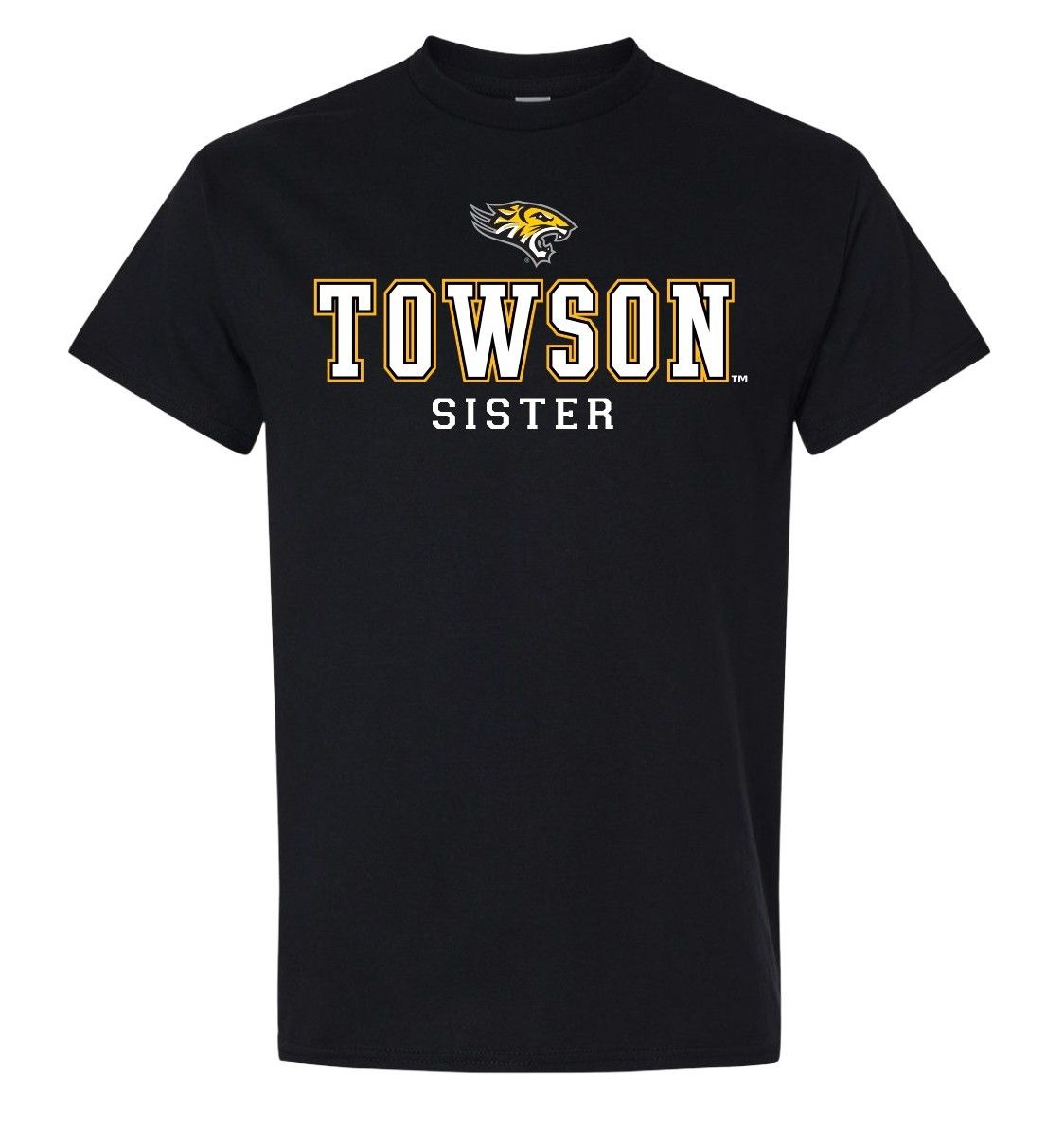 Towson Sister Tee, Color: Black, Size: Adult Small
