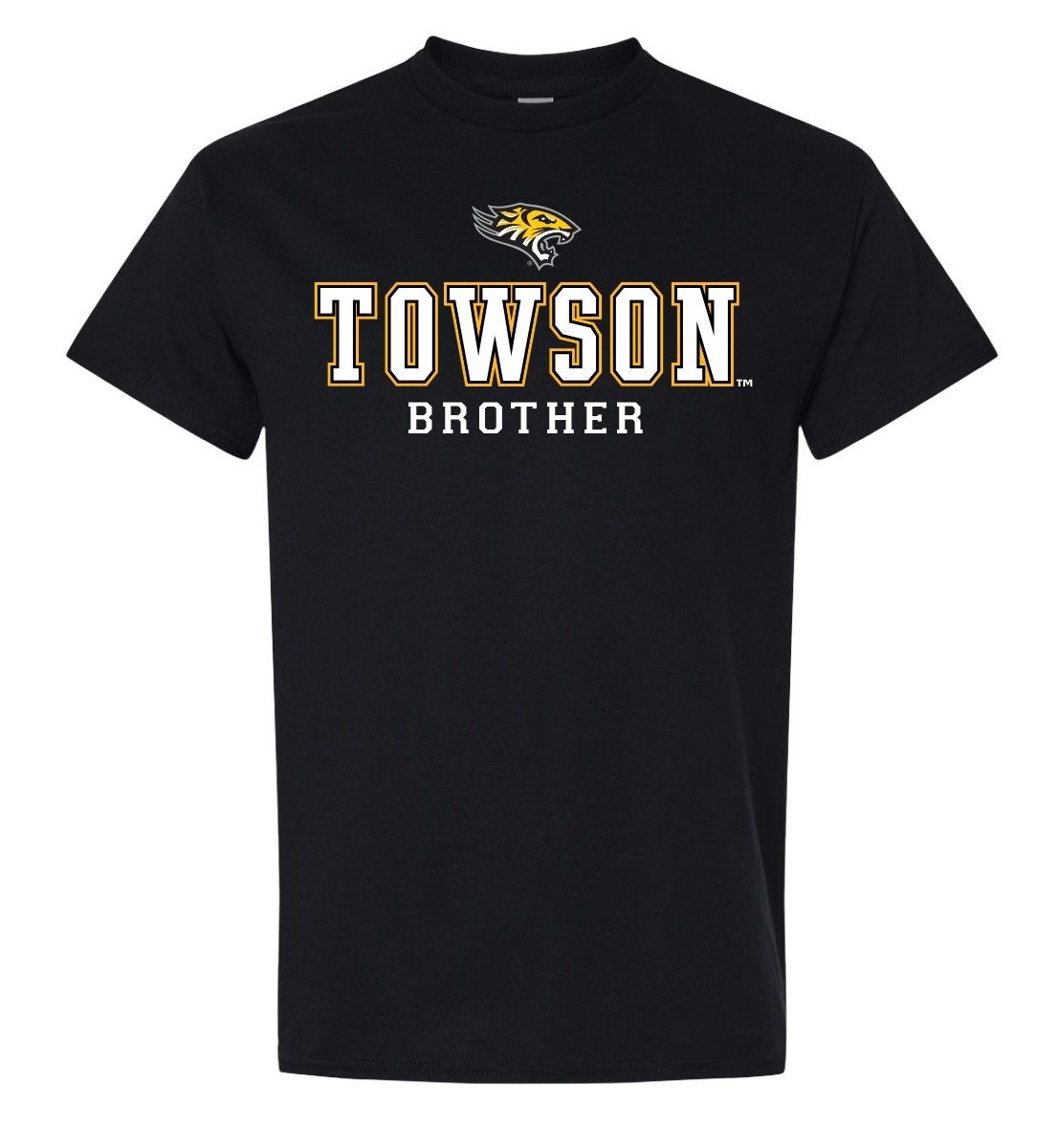 Towson Brother Tee, Color: Black, Size: Adult Small