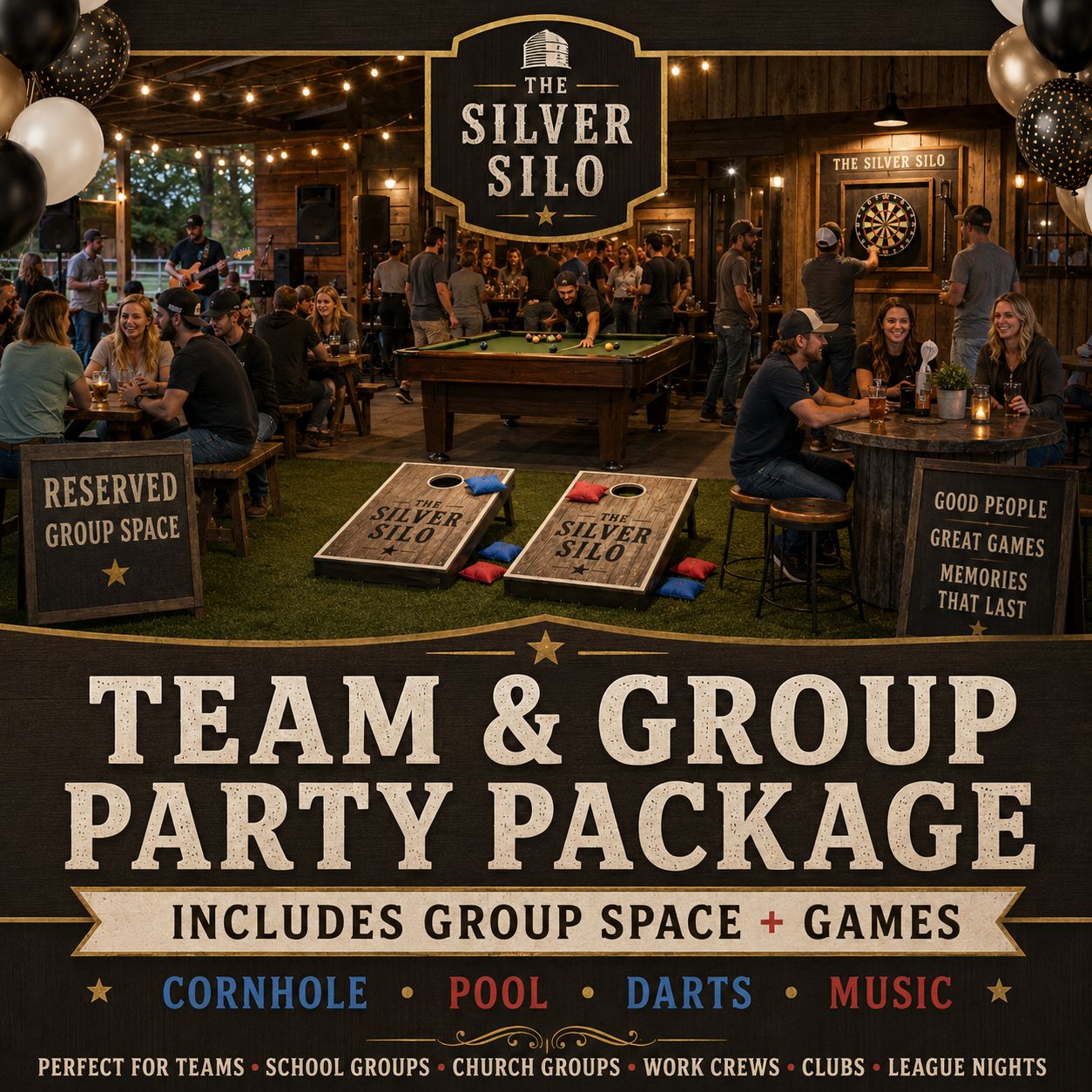 Team &amp; Group Party Package