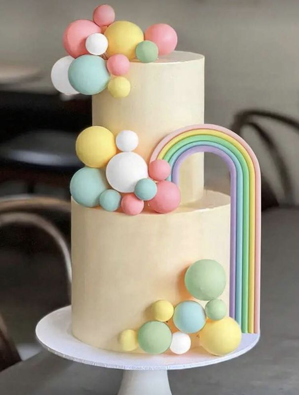 Silicone Rainbow: Long Side Rainbow (non-edible)