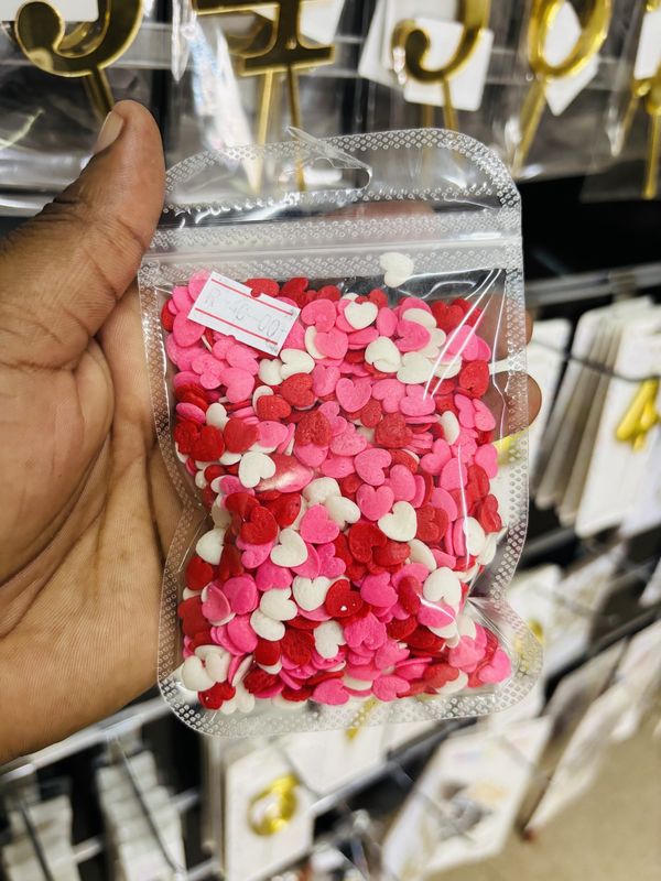Heart Sprinkles (50g)