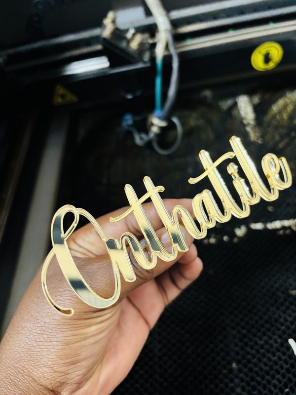 Acrylic Name/Word Fropper