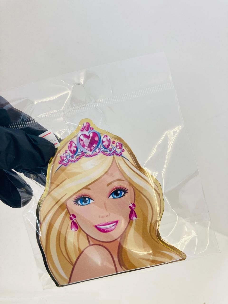 Printed Cardstock cake charms, Character: Barbie face