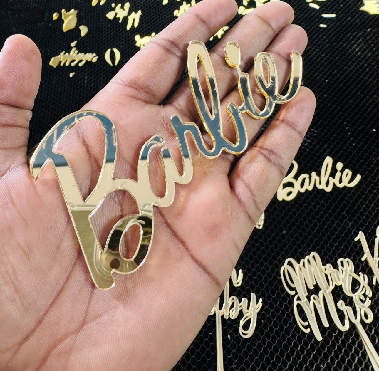 LSG Acrylic Barbie Fropper, Colour: Gold