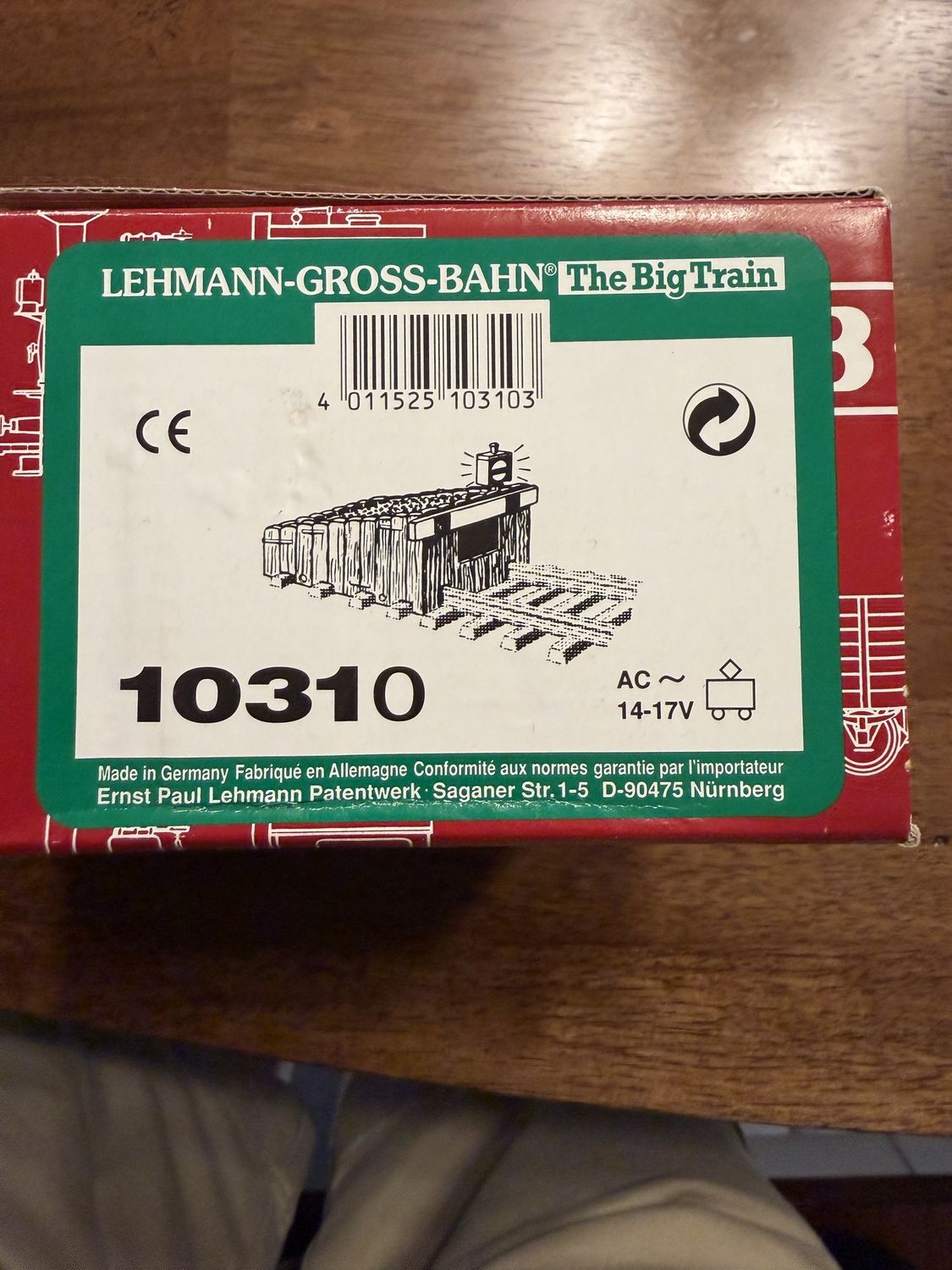 LGB 10310 Track Bumper, Lighted