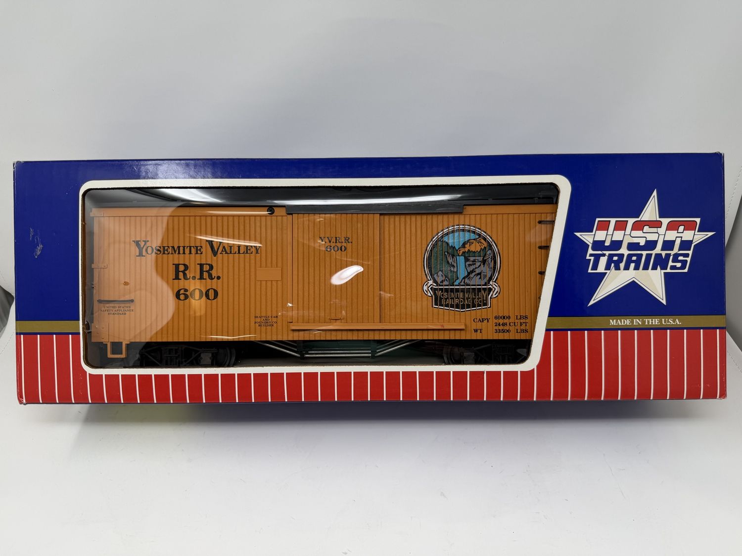 USA Trains R-19008 Yosemite Valley Wood Box Car