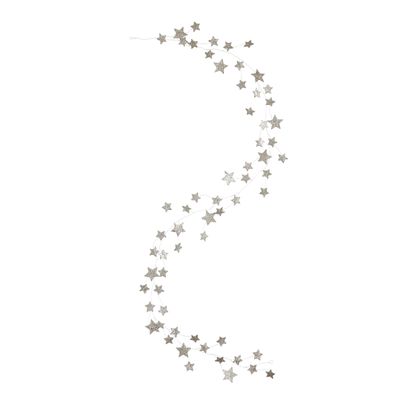 Star Shaped Garland with Glitter