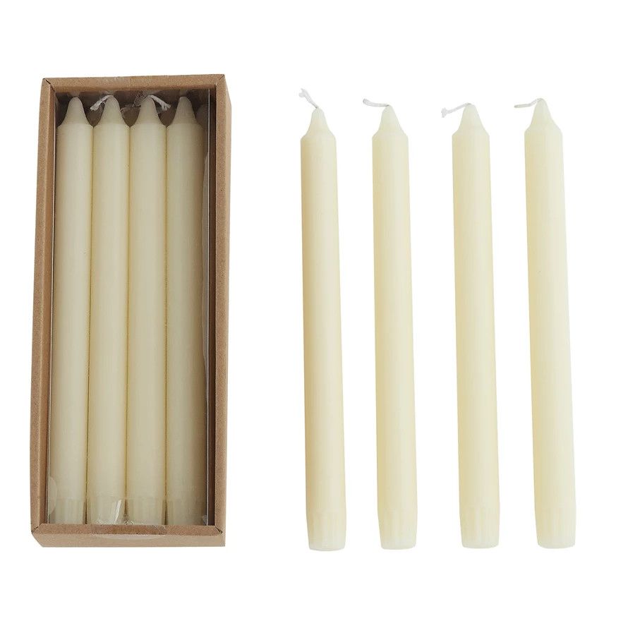 10" UNSCENTED TAPER CANDLE