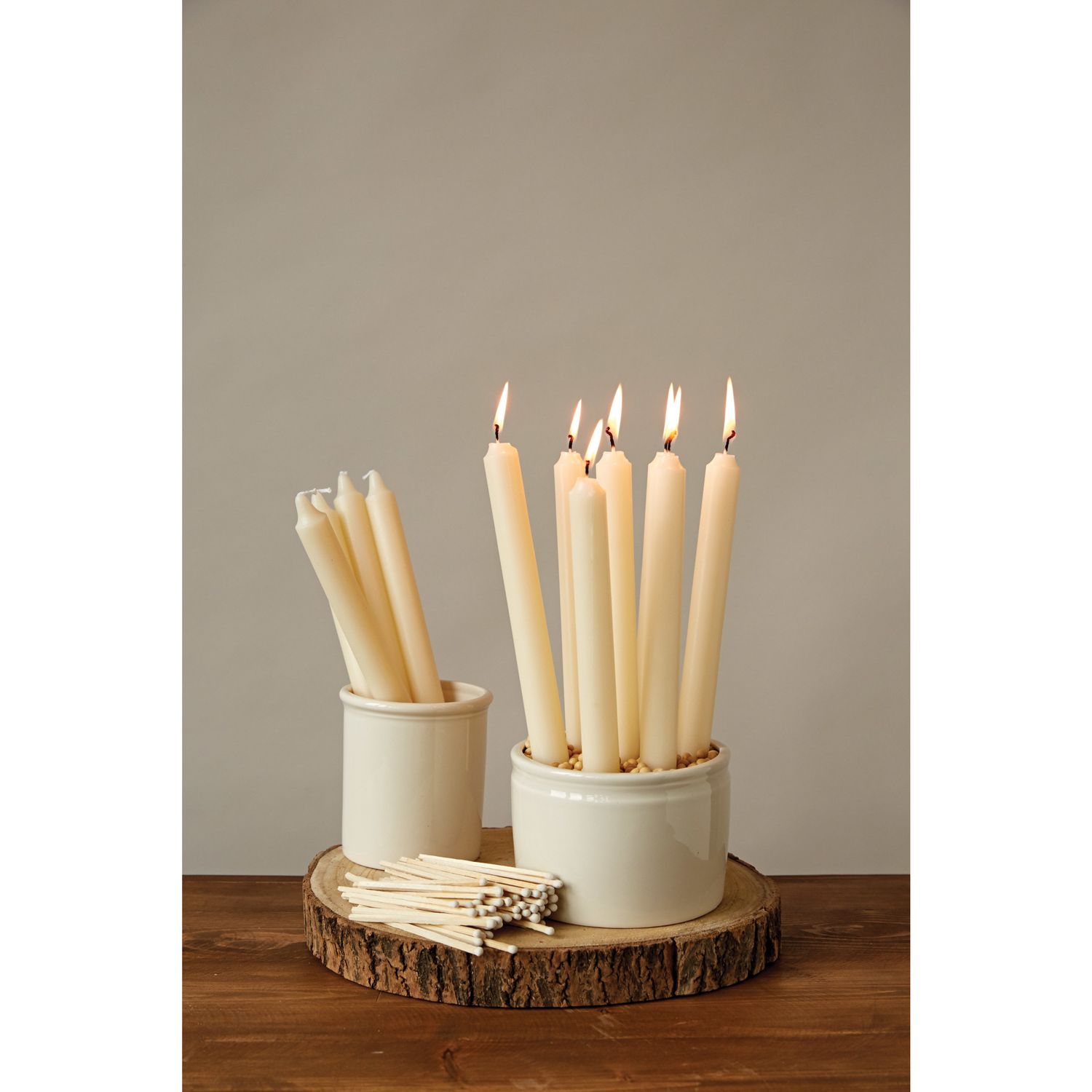 10" UNSCENTED TAPER CANDLE