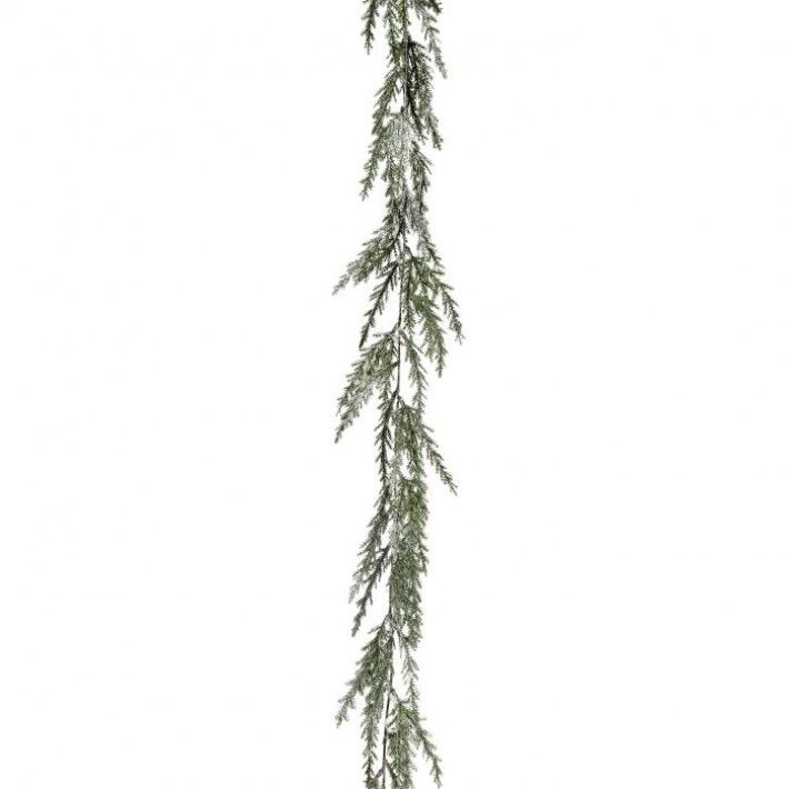 6' FROSTED PRICKLY JUNIPER GARLAND