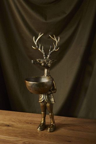 *E+E Dish Stand Frankie Deer 4.75"x 6"x 16.25