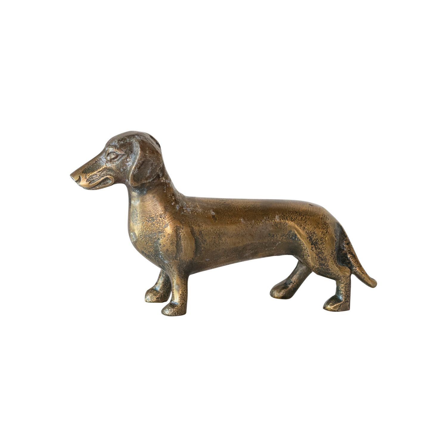 7" Cast Aluminum Dachshund