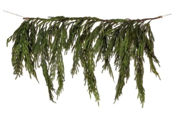 40X27in.REAL TOUCH NORFOLK PINE DRIPPNG GARLAND